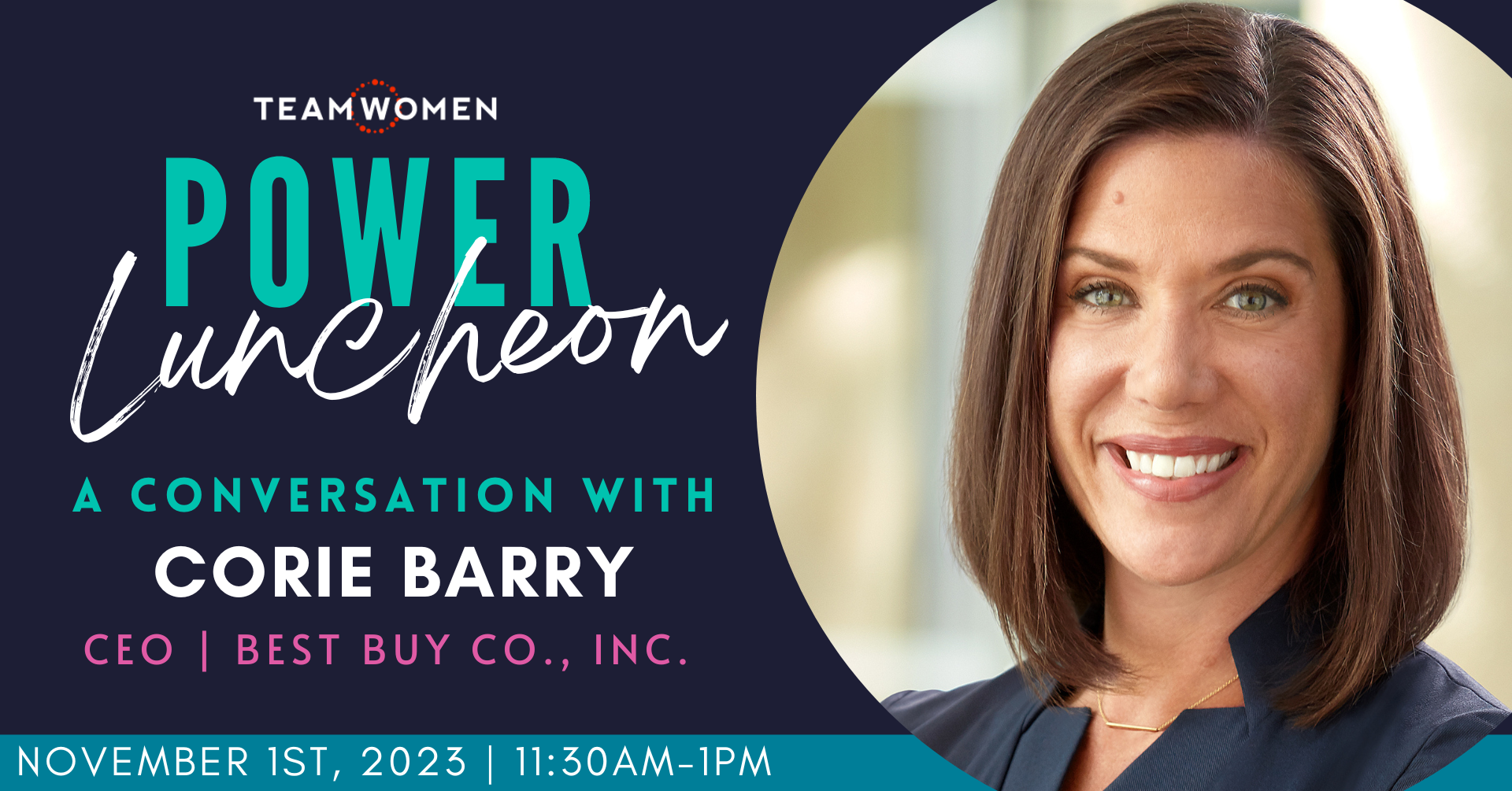 Power Luncheon A Conversation With Corie Barry Teamwomen