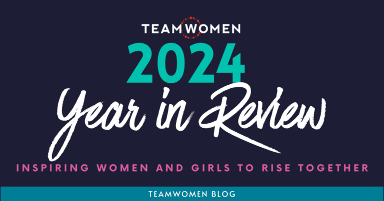 Banner featuring the text: "2024 Year in Review" under the TeamWomen Logo